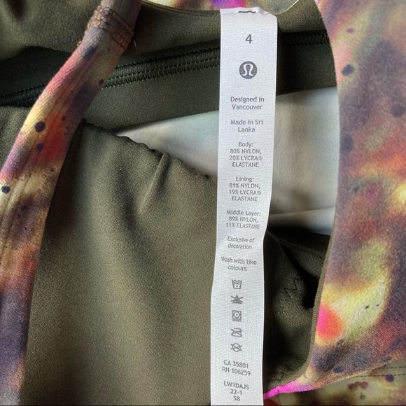 Lululemon | Green Purple and Red speckled Align Tank top - Picture 9 of 12